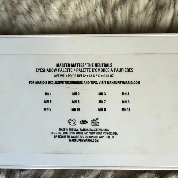 Makeup By Mario White Master Mattes Neutral Eyeshadow Palette - Picture 4 of 4